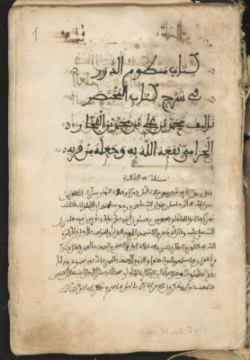 Spain CSIC 990012275590204201 — Muḥammad b. ʽAlī Muḥammad b. al-Fajjār al-Yuzāmī :