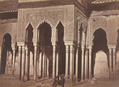 Cleveland clevelandart-1999.113-courtyard-alhambra — Courtyard, Alhambra (Charles Clifford, 1856-1864 albumen print)