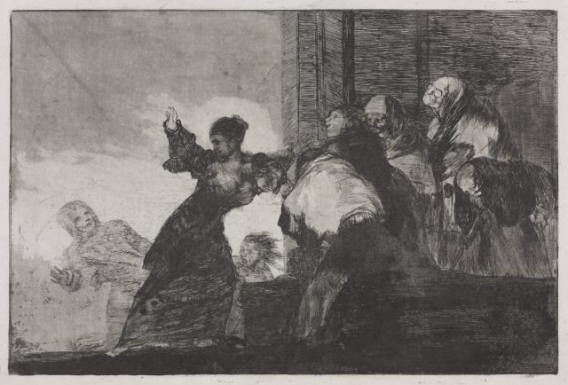 Cleveland clevelandart-1996.7-the-proverbs-two-hea — The Proverbs: Two Heads are Better than One or Poor Folly (Goya, Disparates)