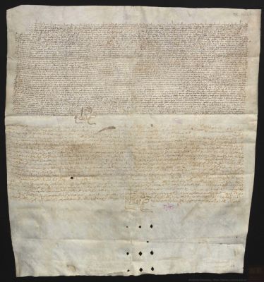 PARES PTR,LEG,11,124 — Capitulación de Yusuf IV, rey de Granada, con Juan II, rey de Castilla.