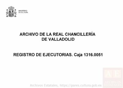 PARES REGISTRO DE EJECUTORIAS,CAJA 1316,51 — Ejecutoria del pleito litigado por Juan Ramírez de Estrada, vecino de Zamora, con Lorenzo de la Cueva, morisco, estante en Toledo, sobre la ...