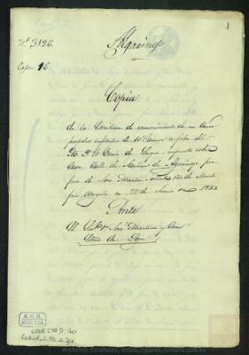 PARES LUQUE,C.70,D.70 — Traslado realizado por José Martínez Corán, escribano público, de una escritura de reconocimiento de un censo enfitéutico impuesto sobre una...