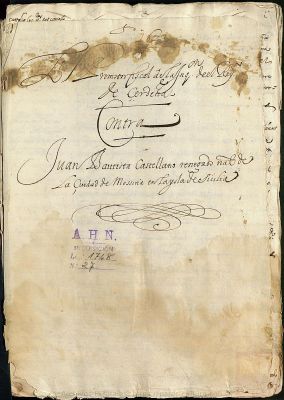 PARES INQUISICIÓN,1748,Exp.27 — Proceso de fe de Juan Bautista Castellano