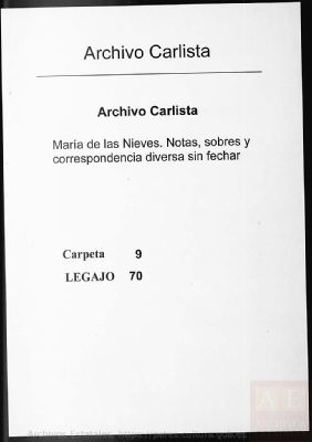 PARES DIVERSOS-ARCHIVO_CARLISTA,70,Exp.9 — Correspondencia