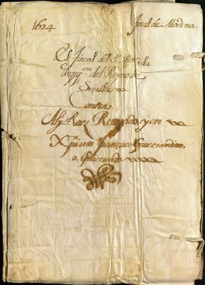 PARES INQUISICIÓN,1748,Exp.5 — Proceso de fe de Francisco Guicciardino