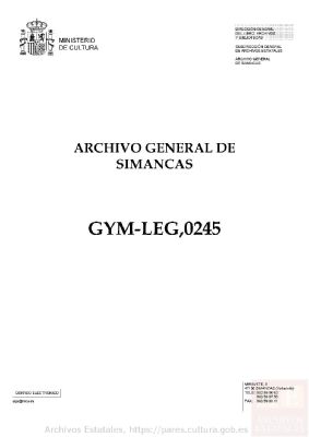 PARES GYM,LEG,245 — Cartas de don Juan de Cardona, don Juan Maldonado, Bernabé de Pedroso, Francisco de Molina y otros, correspondientes al mes de febrero del a...
