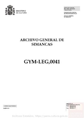 PARES GYM,LEG,41 — Cartas del Emperador; Vicente Zafontes, capitán de Menorca, don Juan de Moncayo, gobernador de Menorca y otros. Cédulas. Memoriales. Instruc...