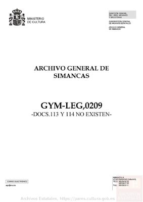 PARES GYM,LEG,209 — Consultas y relaciones de memoriales sobre cuyo contenido se han hecho consultas. Año 1587.